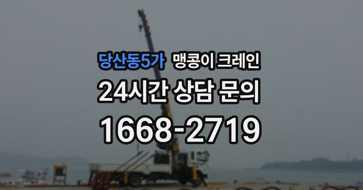 당산동5가 맹콩이 크레인