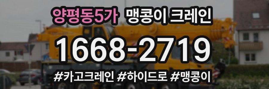 양평동5가 맹콩이 크레인