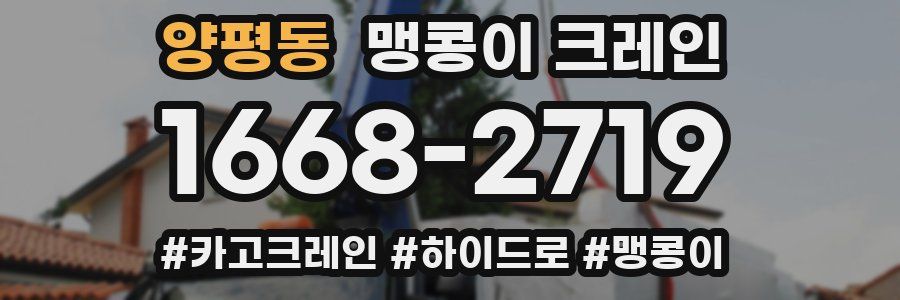 양평동 맹콩이 크레인