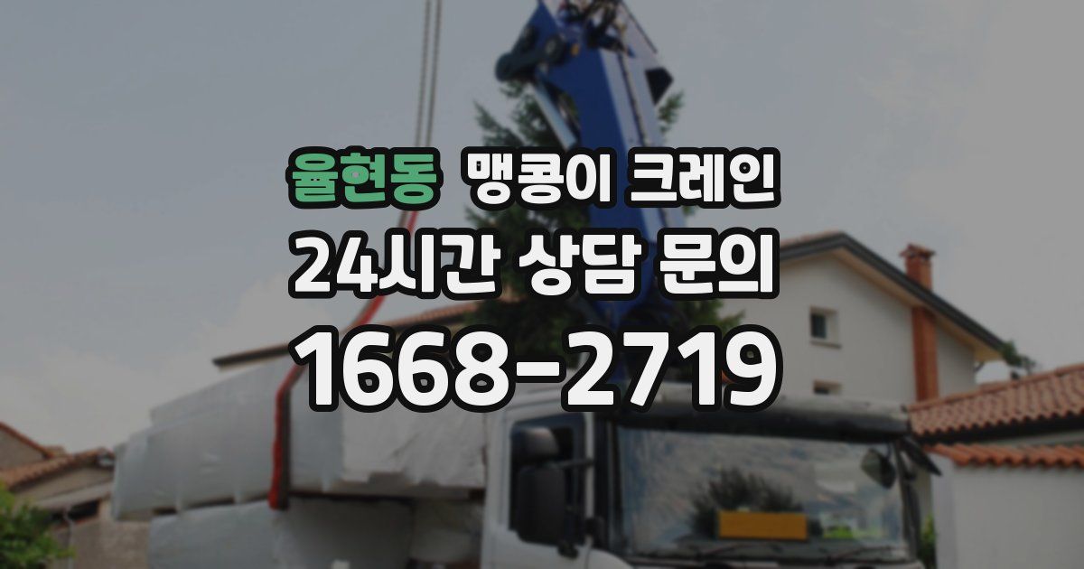 율현동 맹콩이 크레인