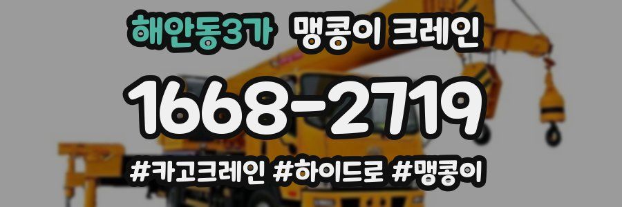해안동3가 맹콩이 크레인