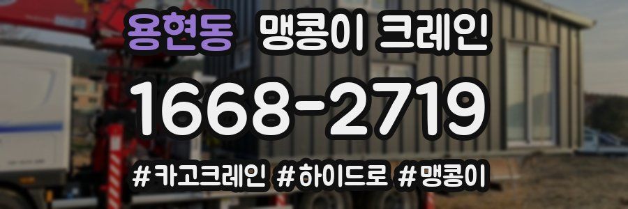 용현동 맹콩이 크레인