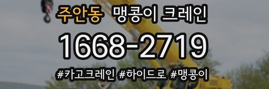주안동 맹콩이 크레인