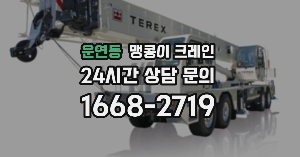 운연동 맹콩이 크레인