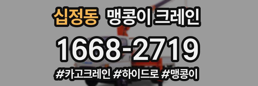 십정동 맹콩이 크레인