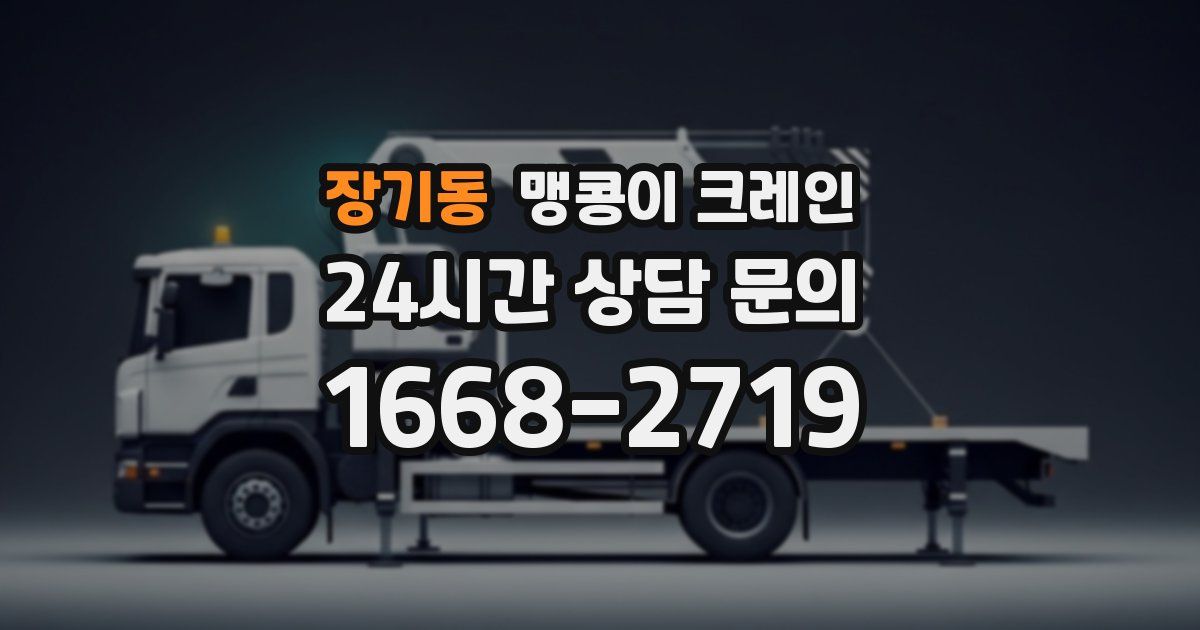 장기동 맹콩이 크레인