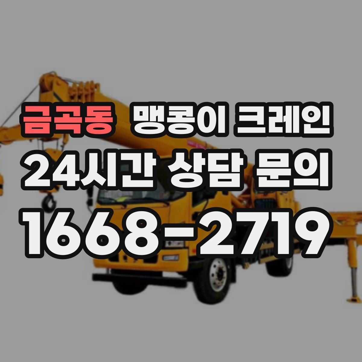 금곡동 맹콩이 크레인