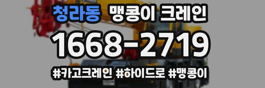 청라동 맹콩이 크레인