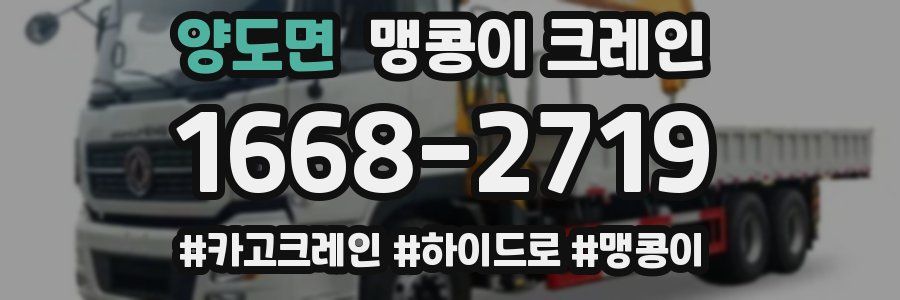 양도면 맹콩이 크레인