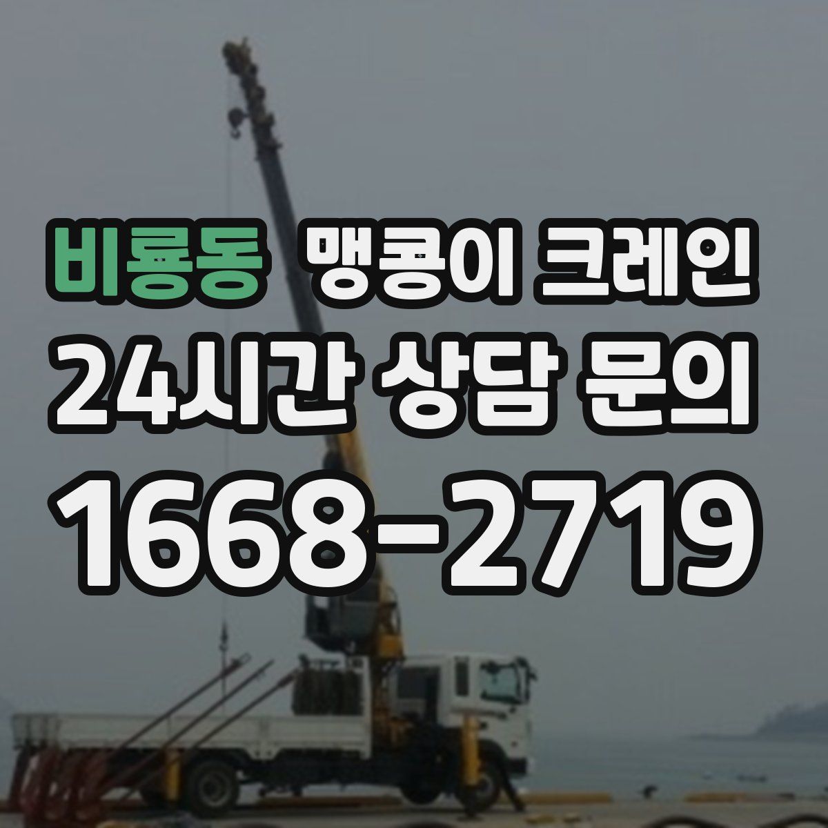 비룡동 맹콩이 크레인