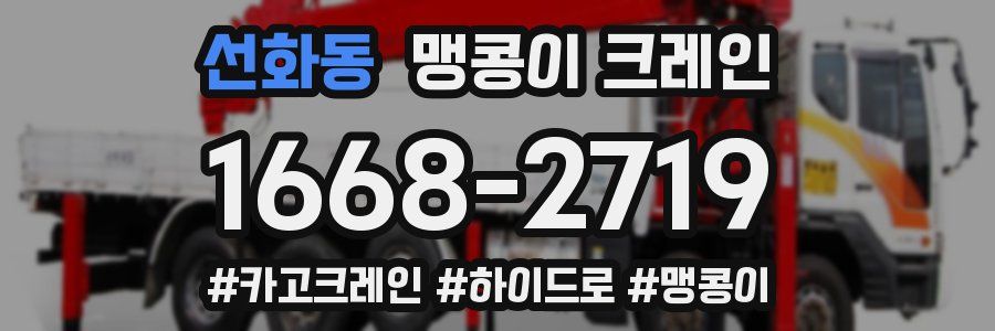 선화동 맹콩이 크레인
