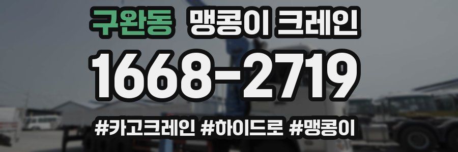구완동 맹콩이 크레인