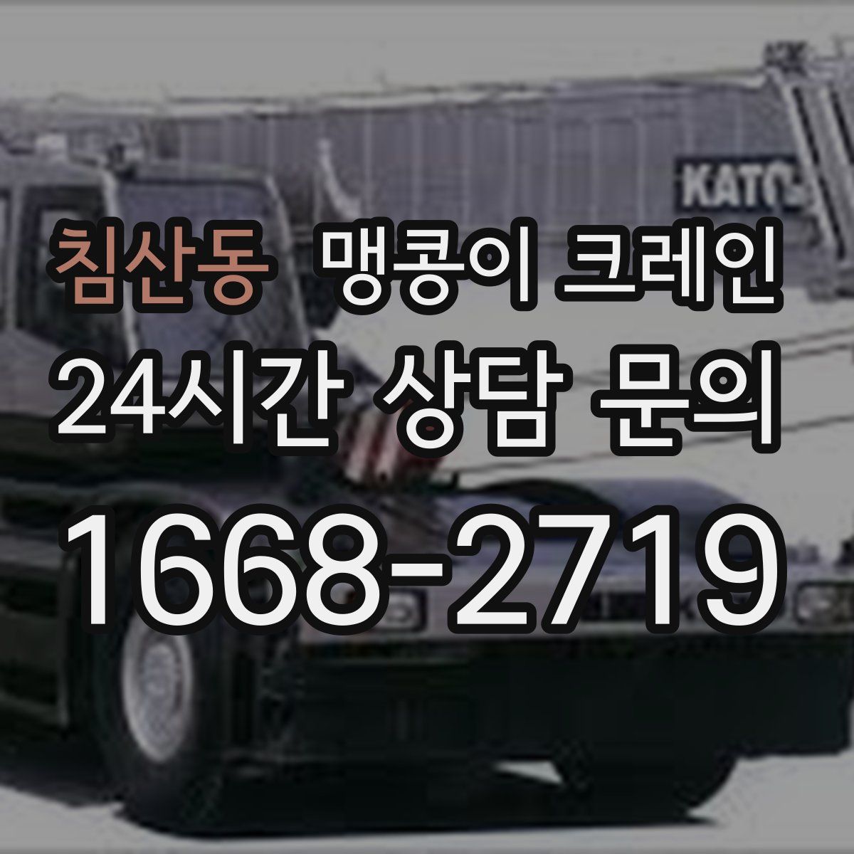 침산동 맹콩이 크레인