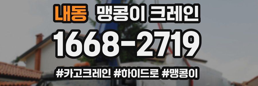 내동 맹콩이 크레인