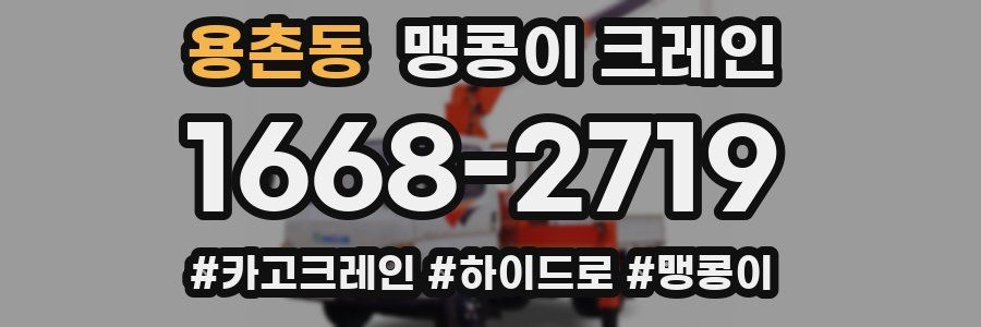 용촌동 맹콩이 크레인