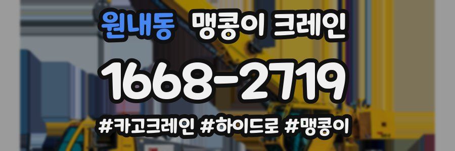 원내동 맹콩이 크레인