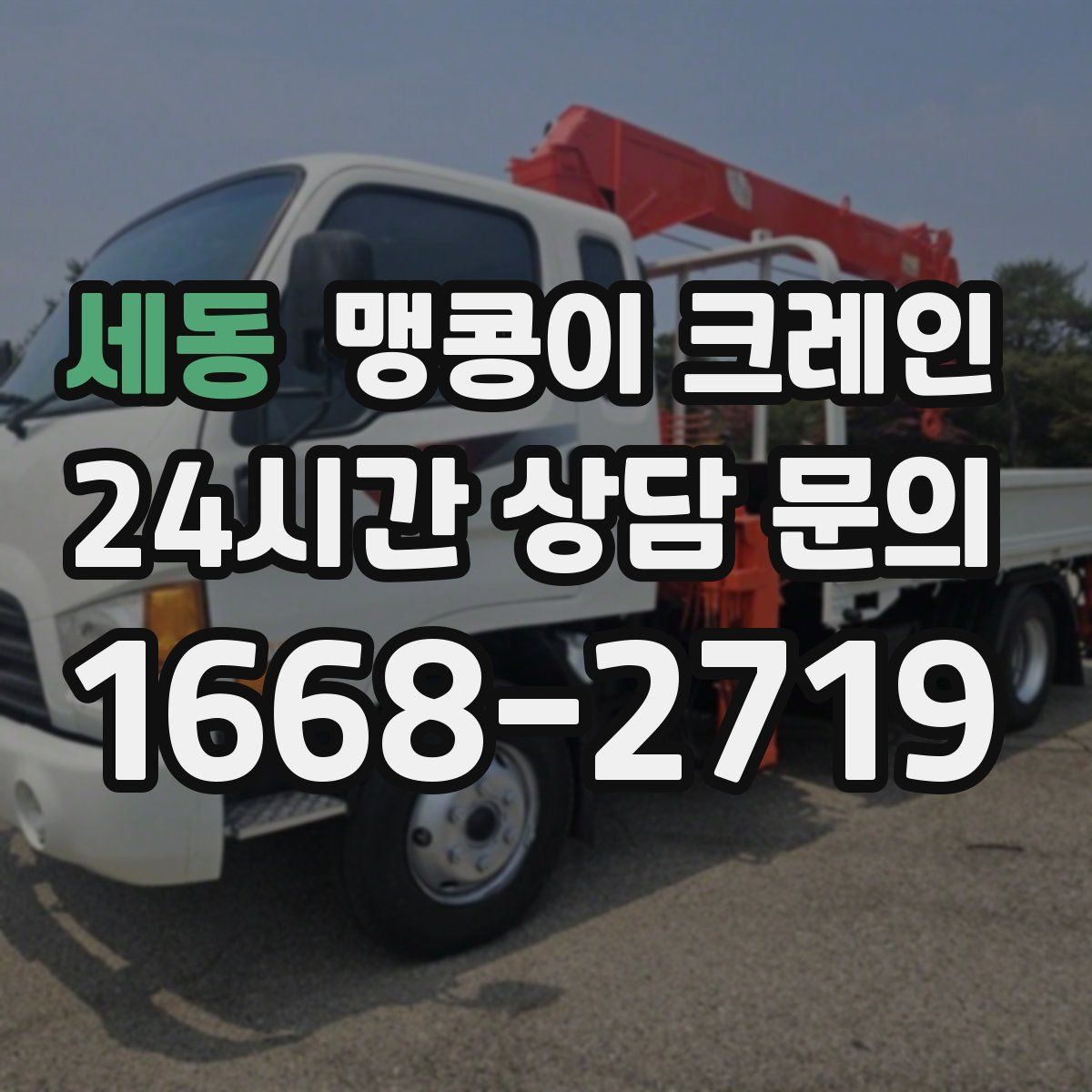 세동 맹콩이 크레인