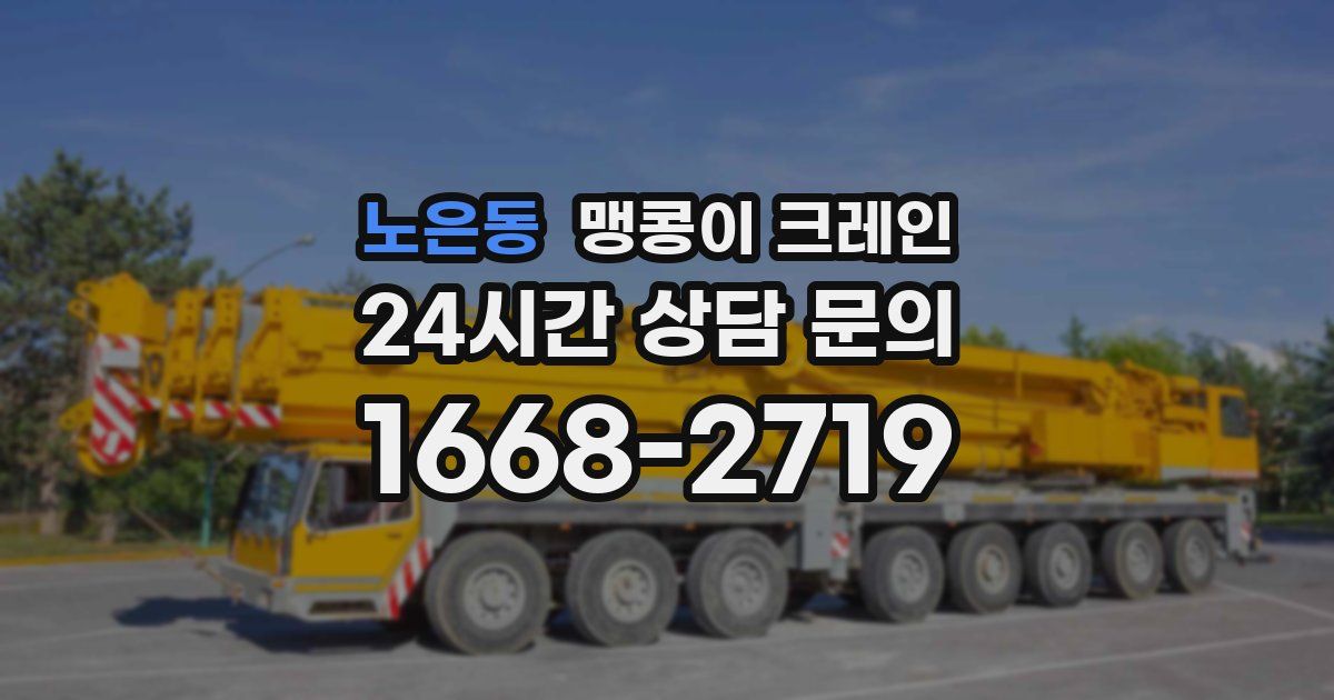 노은동 맹콩이 크레인