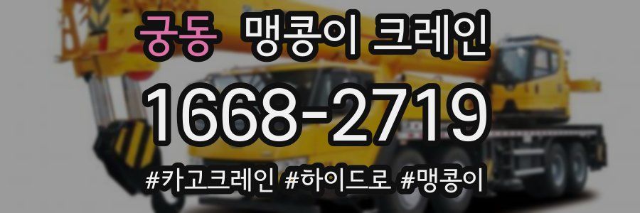 궁동 맹콩이 크레인