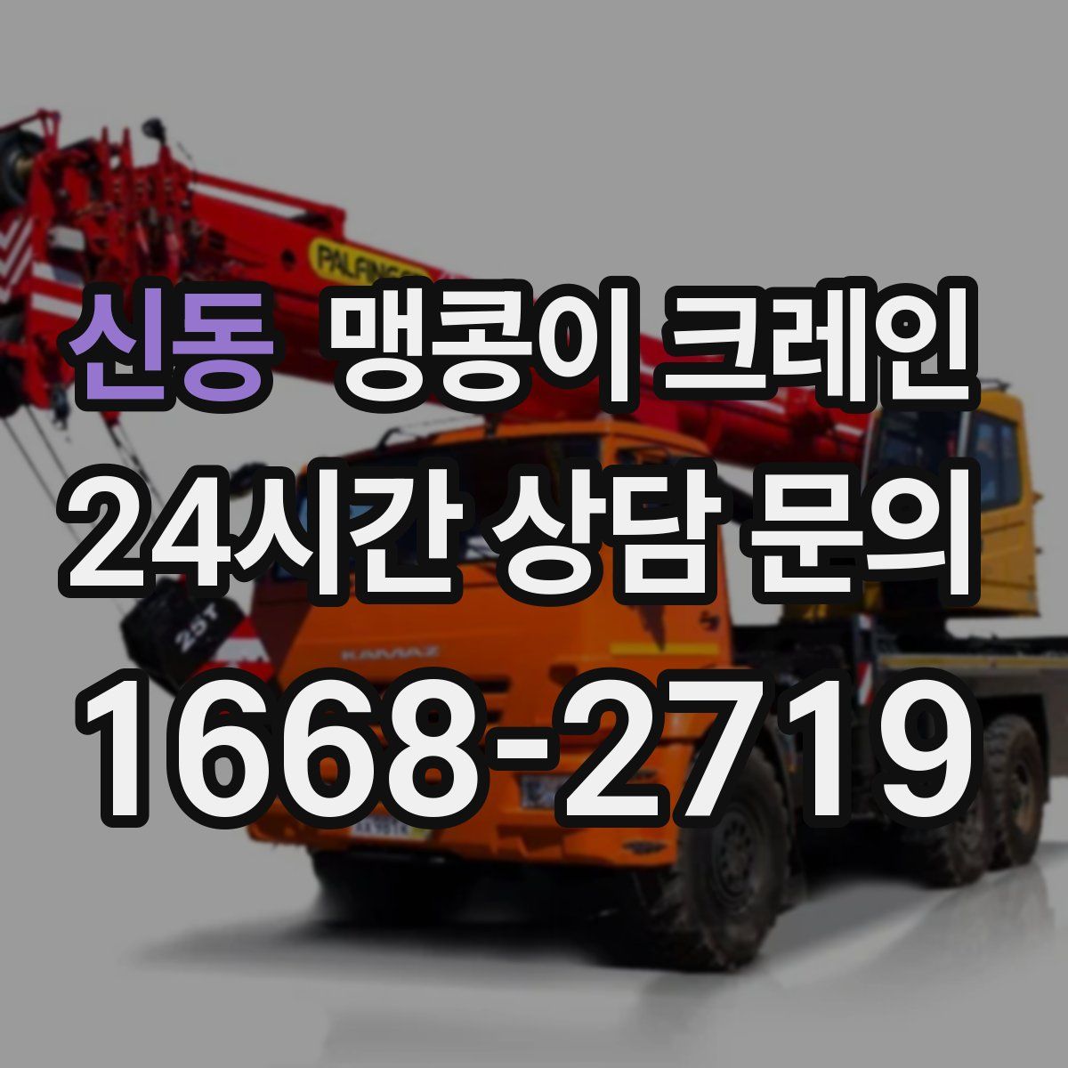 신동 맹콩이 크레인