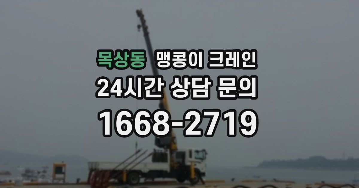 목상동 맹콩이 크레인