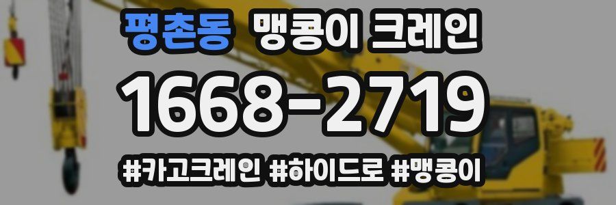 평촌동 맹콩이 크레인