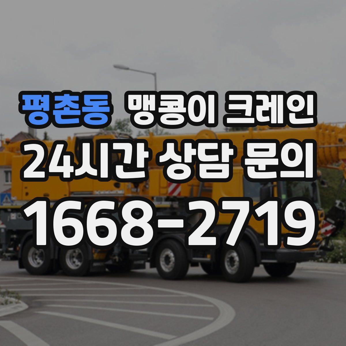 평촌동 맹콩이 크레인