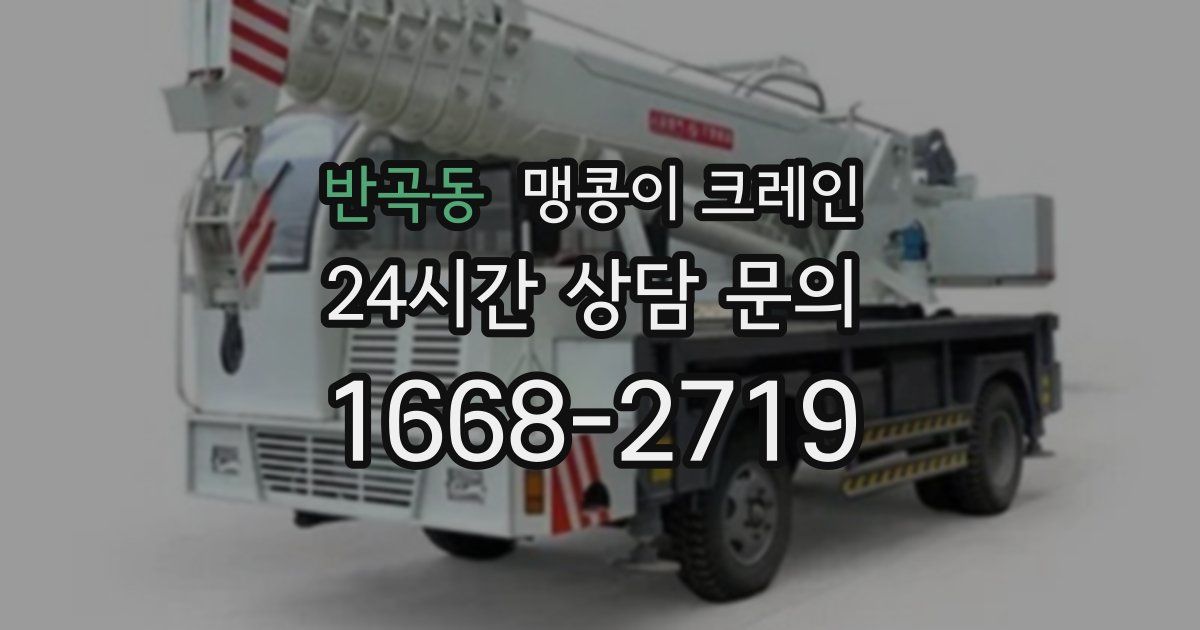 반곡동 맹콩이 크레인