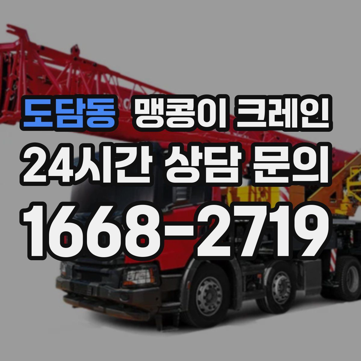 도담동 맹콩이 크레인