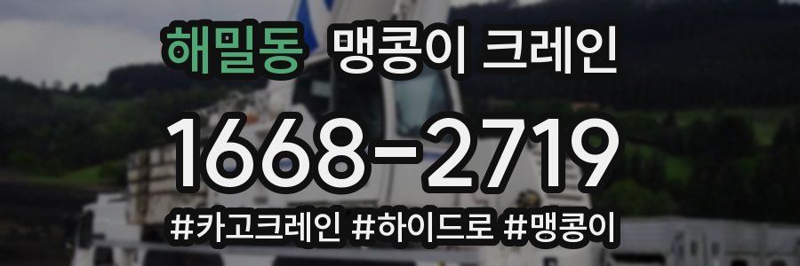 해밀동 맹콩이 크레인