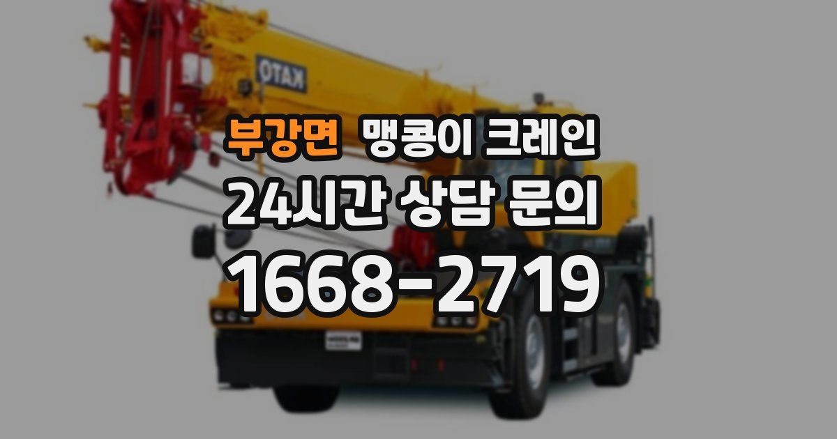 부강면 맹콩이 크레인