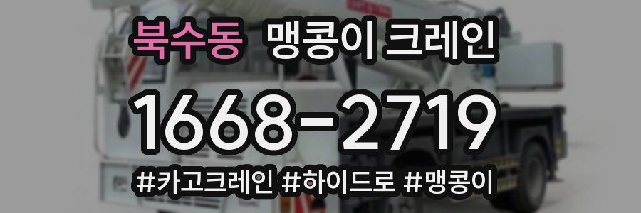 북수동 맹콩이 크레인