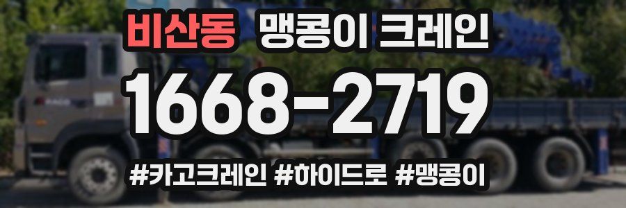 비산동 맹콩이 크레인