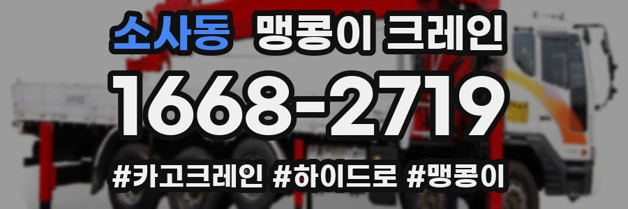 소사동 맹콩이 크레인