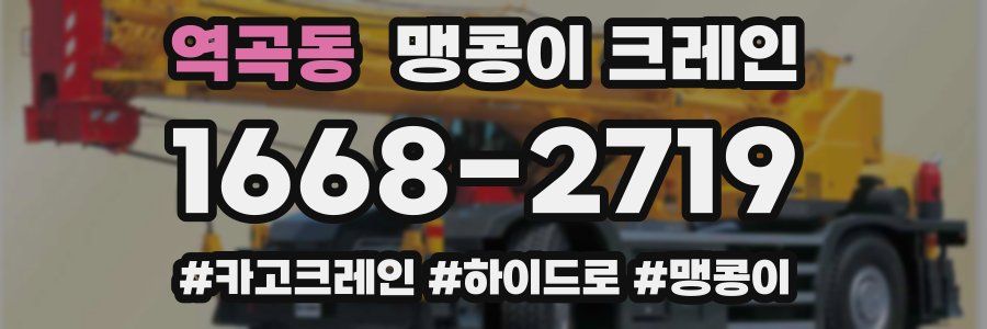 역곡동 맹콩이 크레인