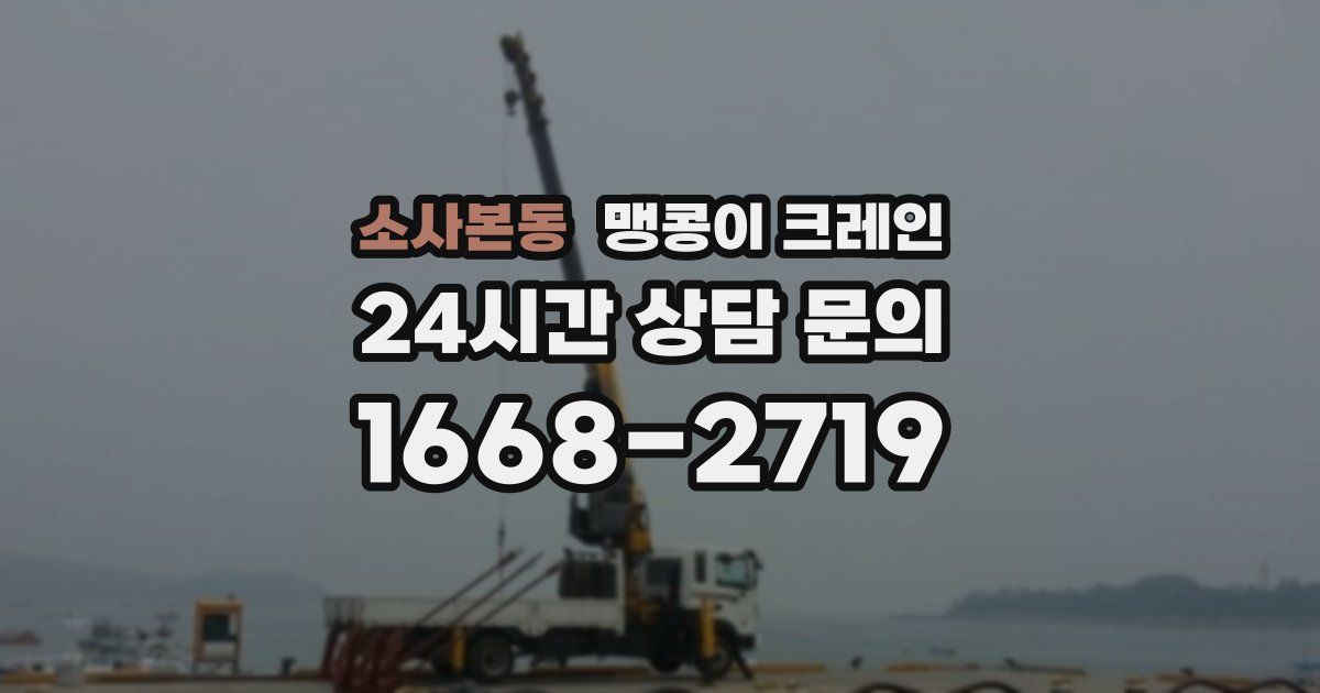 소사본동 맹콩이 크레인