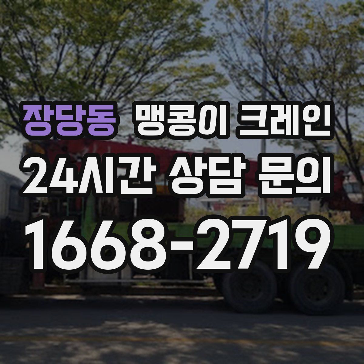 장당동 맹콩이 크레인