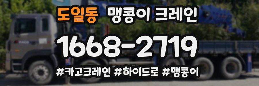 도일동 맹콩이 크레인