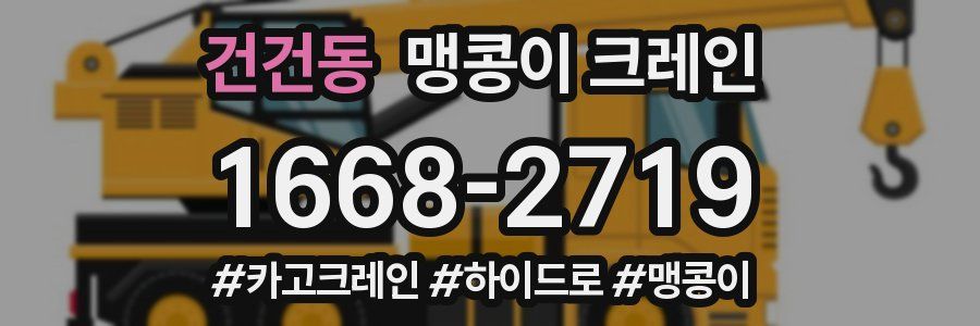 건건동 맹콩이 크레인