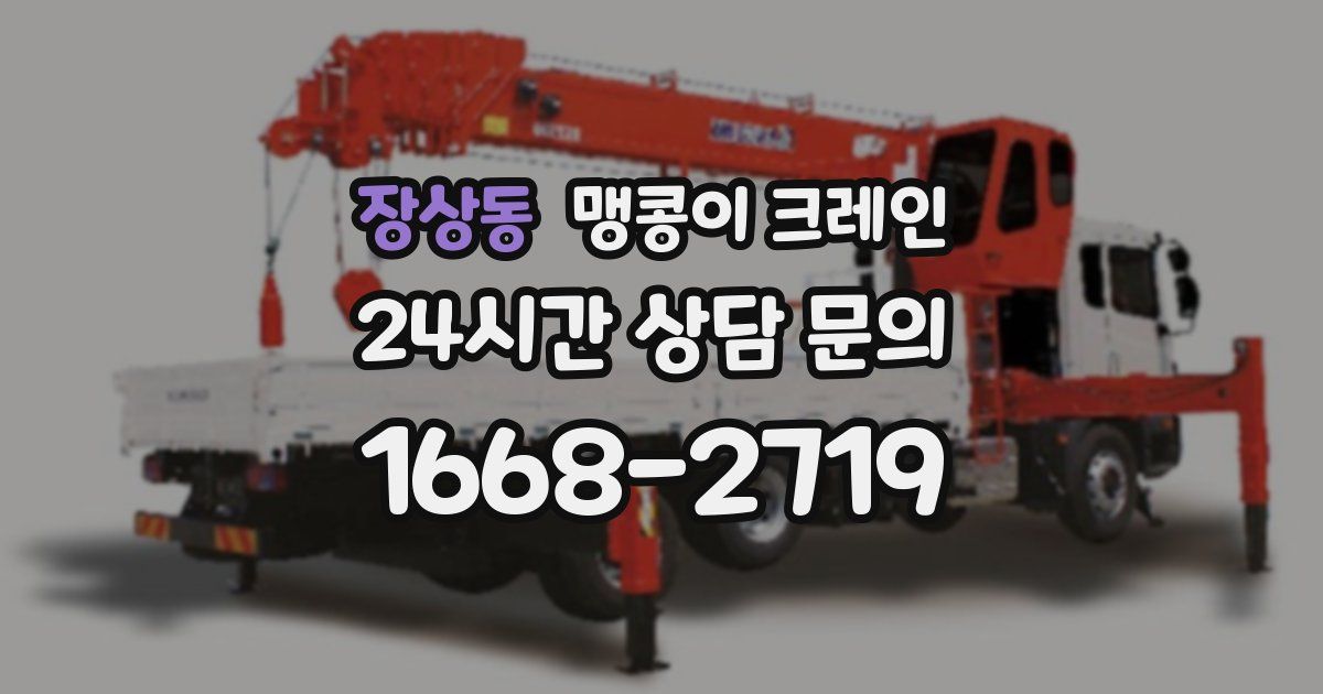 장상동 맹콩이 크레인
