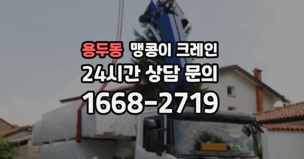 용두동 맹콩이 크레인