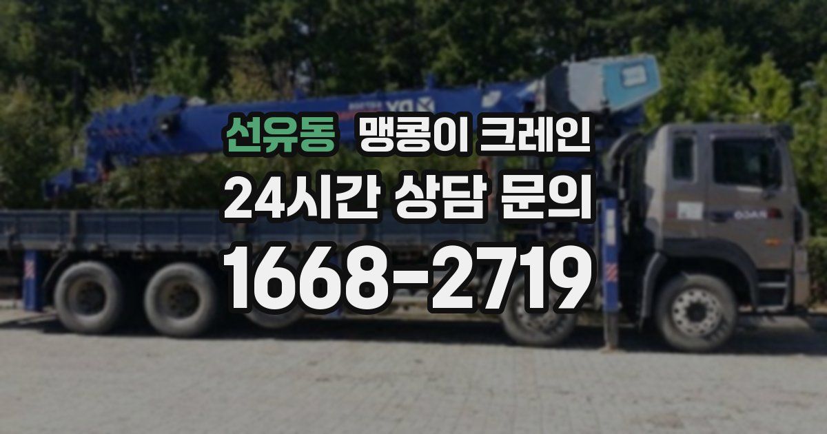 선유동 맹콩이 크레인
