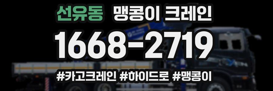 선유동 맹콩이 크레인