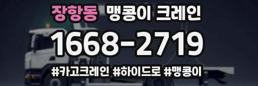 장항동 맹콩이 크레인