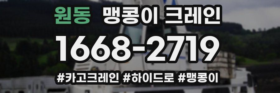 원동 맹콩이 크레인