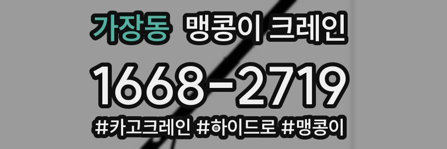 가장동 맹콩이 크레인