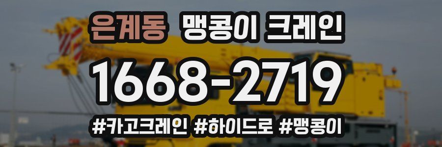 은계동 맹콩이 크레인
