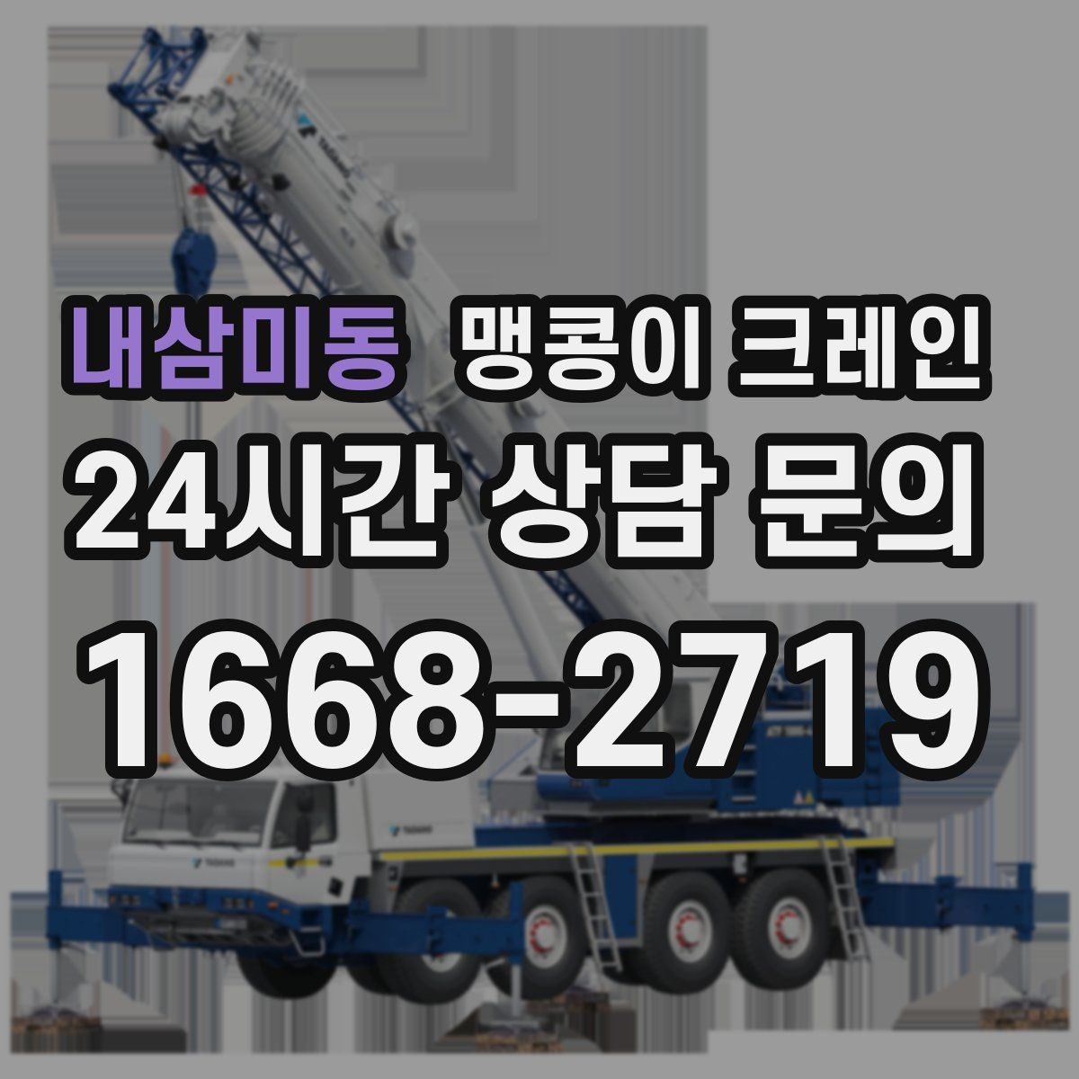 내삼미동 맹콩이 크레인 카고 크레인과 어떤 점이 다른가요