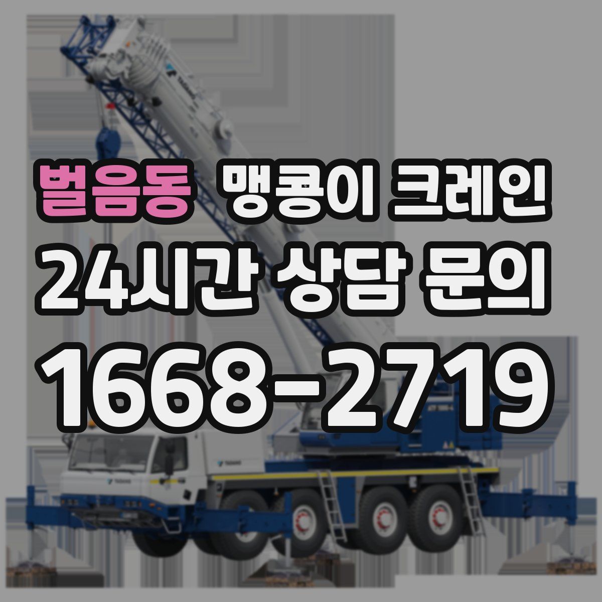 벌음동 맹콩이 크레인