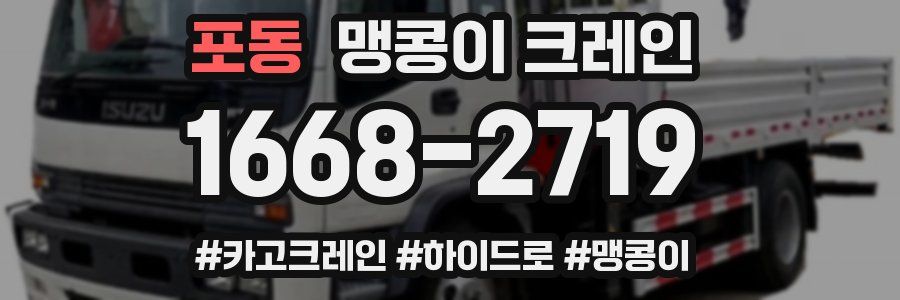 포동 맹콩이 크레인